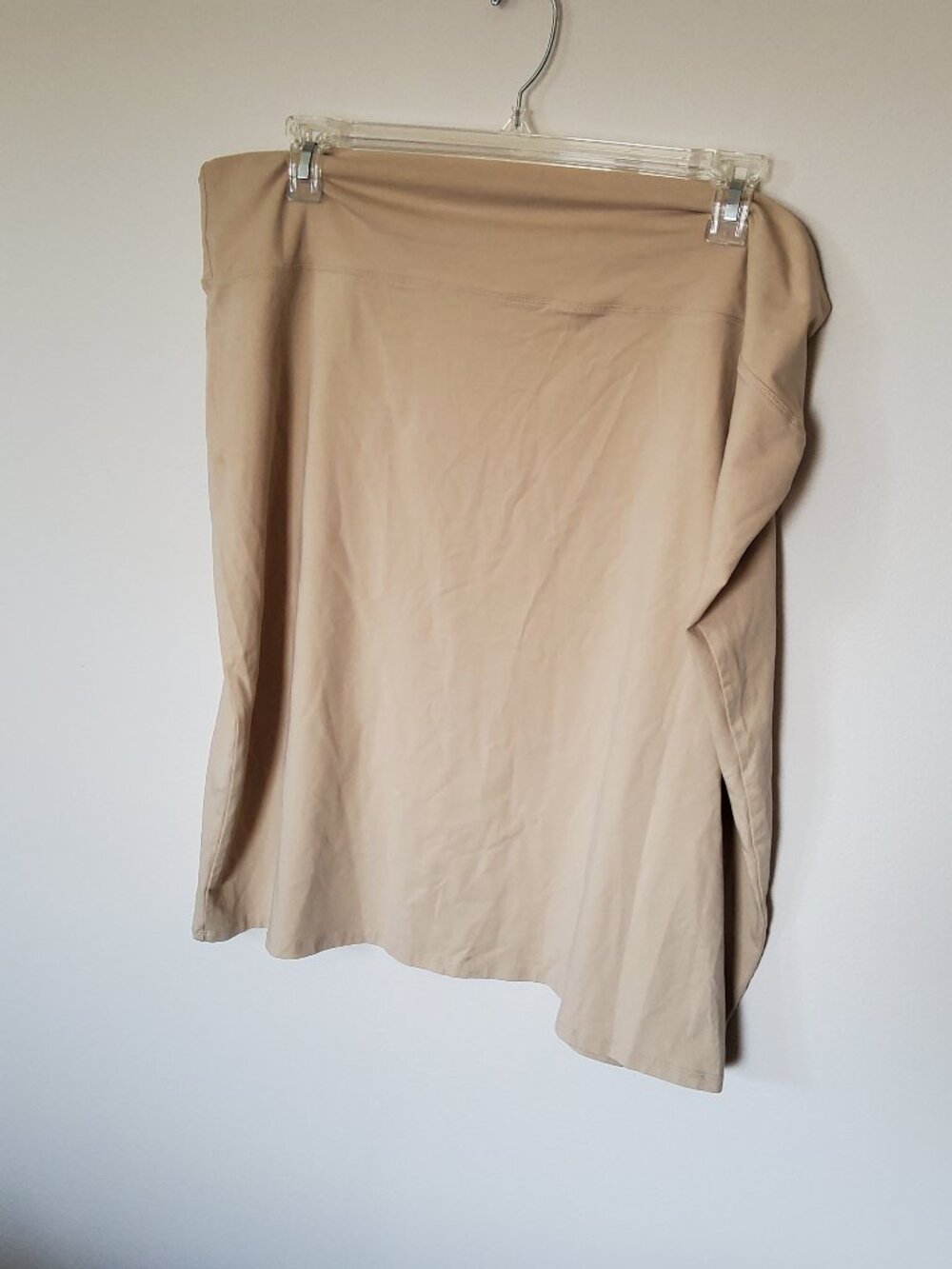 Tan pencil skirt size 24W Kosher Casual brand